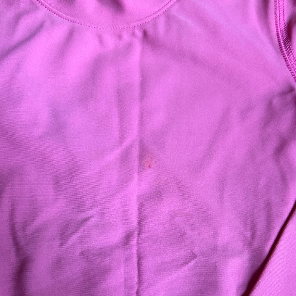 Primary Pink Kids Swim Rashguard - Picture 3 of 3